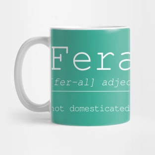 Feral Definition Mug